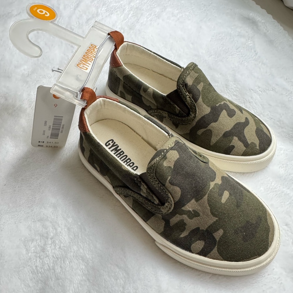 Gymboree Boys Camouflage Slip-On Shoes